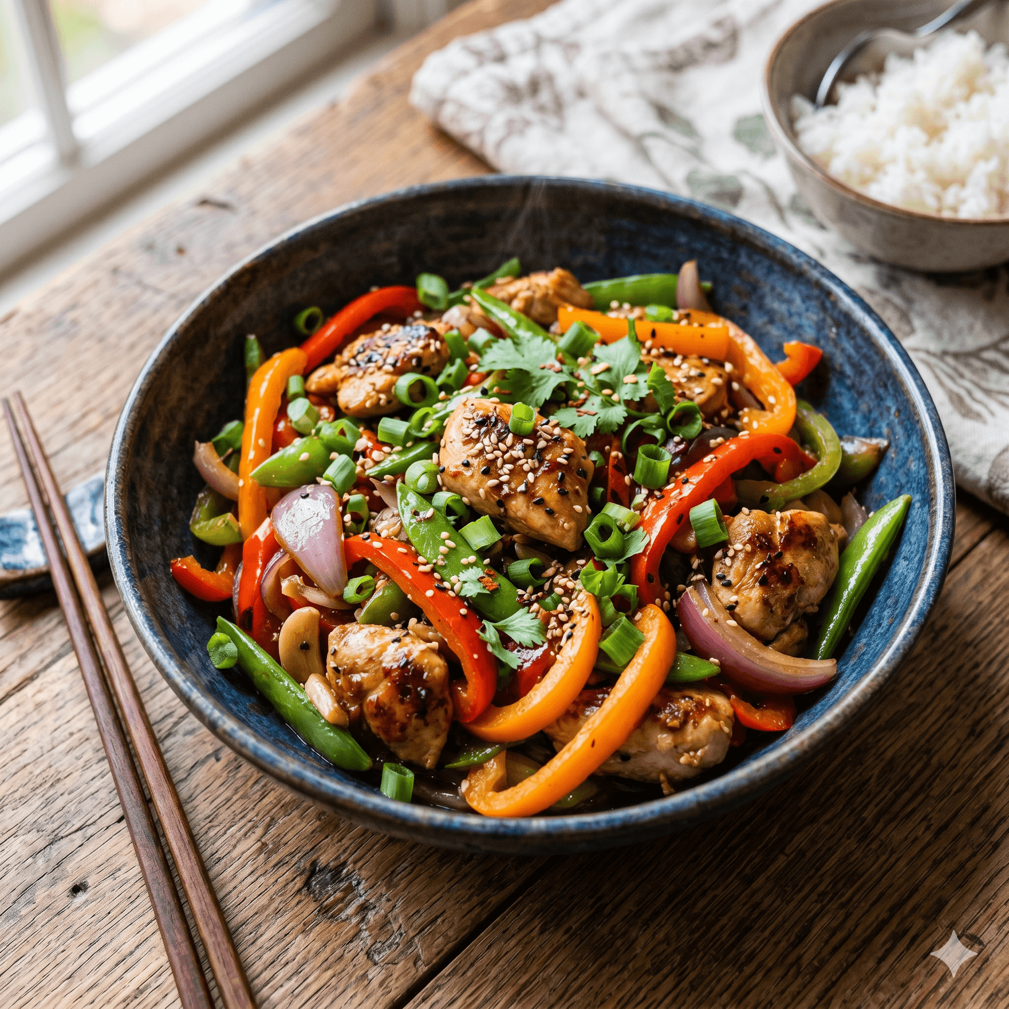 Chicken Stir-fry with Peppers